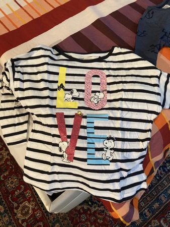 2er Set T-Shirts: Snoopy Love & Anker     Motiv, Neu