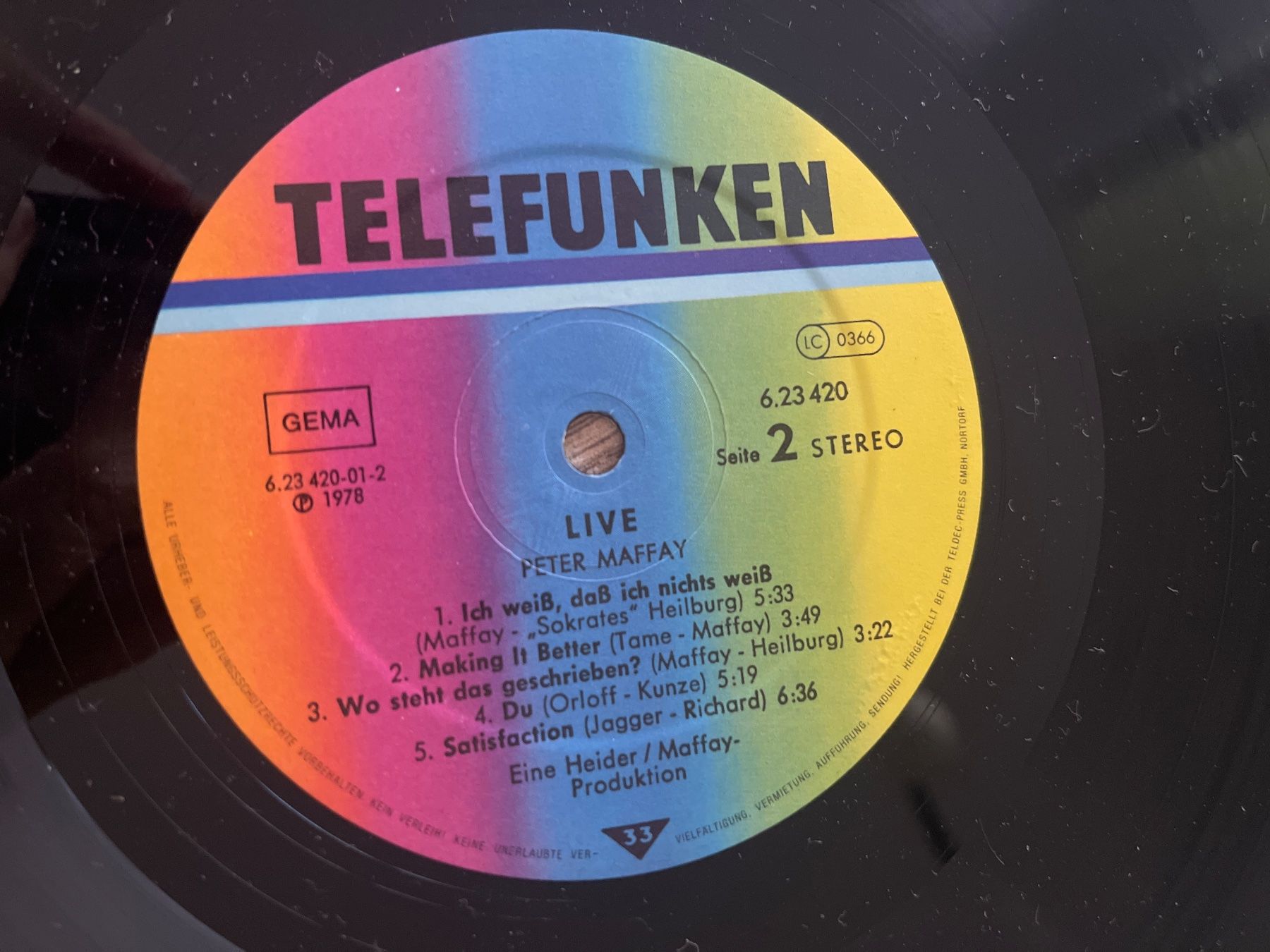 Dischi in vinile: A666/Peter Maffay – Usato da Frutigen venduto da Philippe_jsp 2