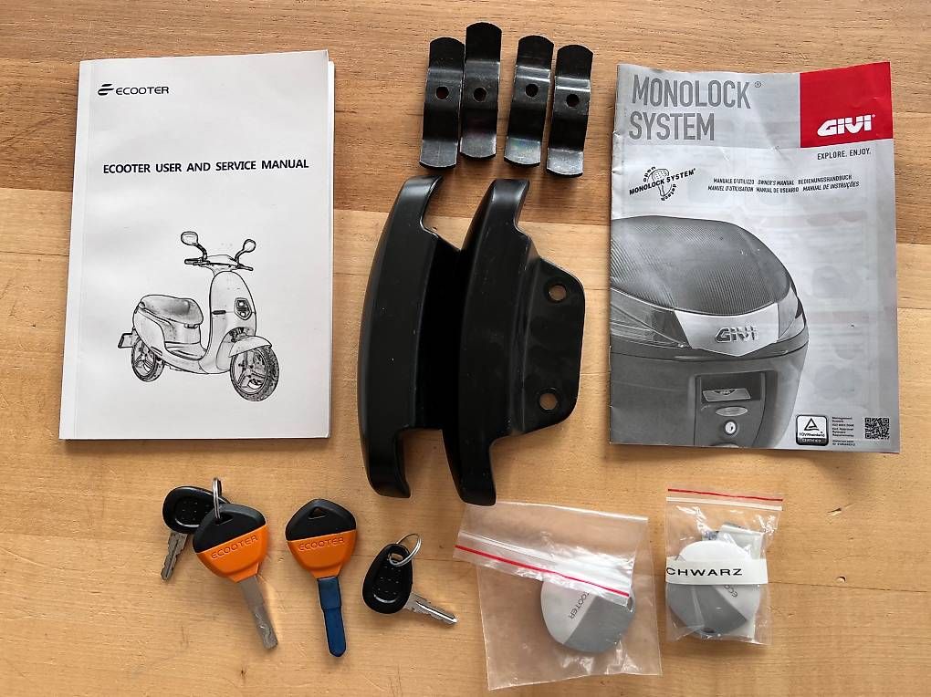 Scooter: Etrix E1S Elektroroller. Top Zustand mit Zubehör – Usato da Rotkreuz venduto da Sunnebaer 4