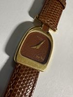 Wittnauer Genève Quartz – Vintage mit braunem Zifferblatt