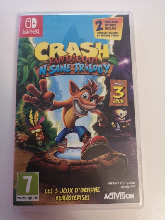 Crash Bandicoot N Sane Trilogy inkl. 3 Jeux(Nintendo Switch) Kaufen auf Ricardo