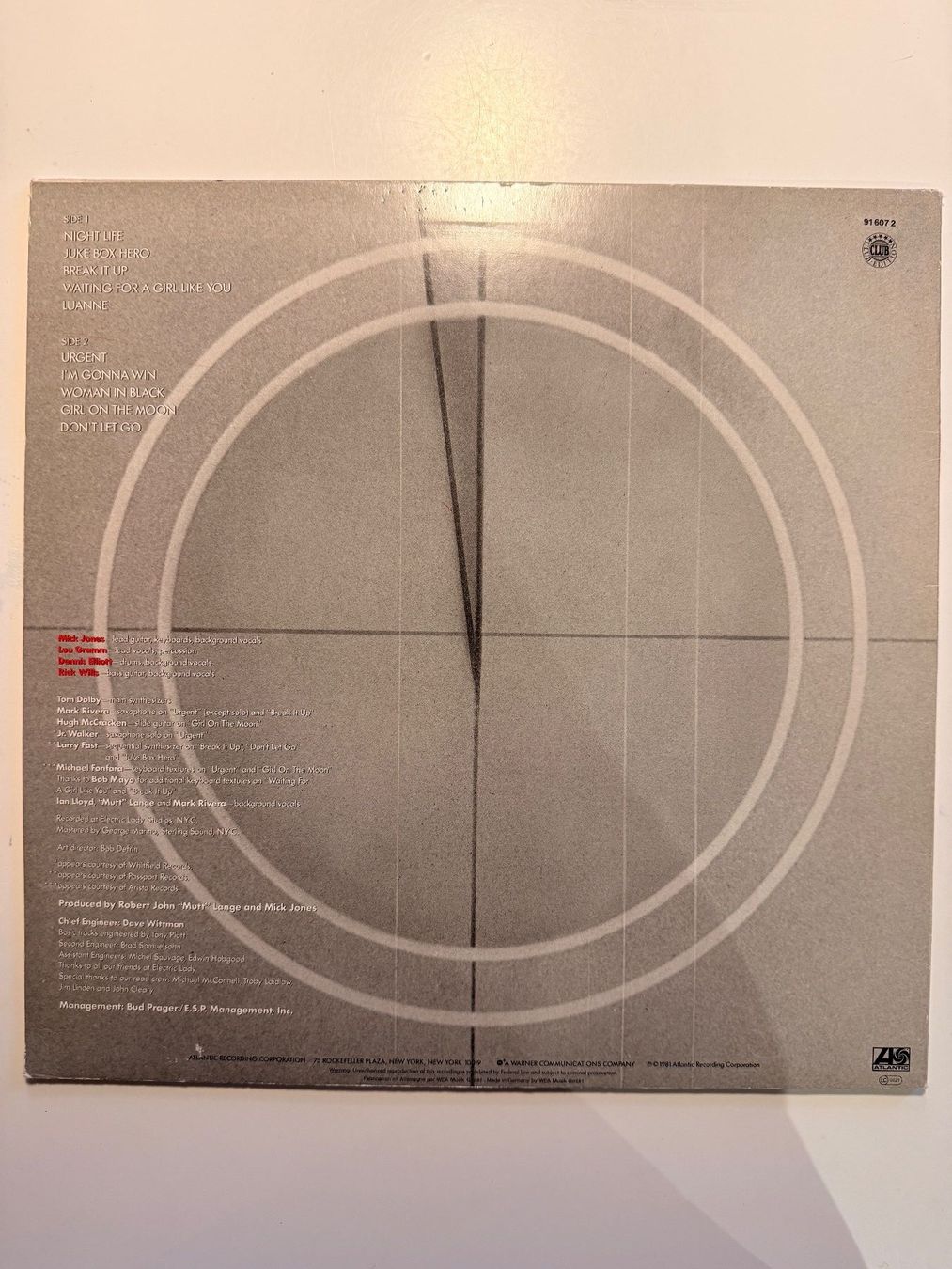 Dischi in vinile: Foreigner – 4 - 1982 – Usato da Unterägeri venduto da hero87333 1