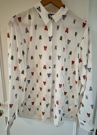 H&M Bug Print Shirt - Size 12 - Stylish and Unique!