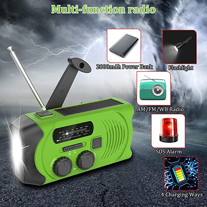 Radios: Solar Radio Kurbelradio Notfallradio – Neu (gemäss Beschreibung) aus Thun von Laoye 1