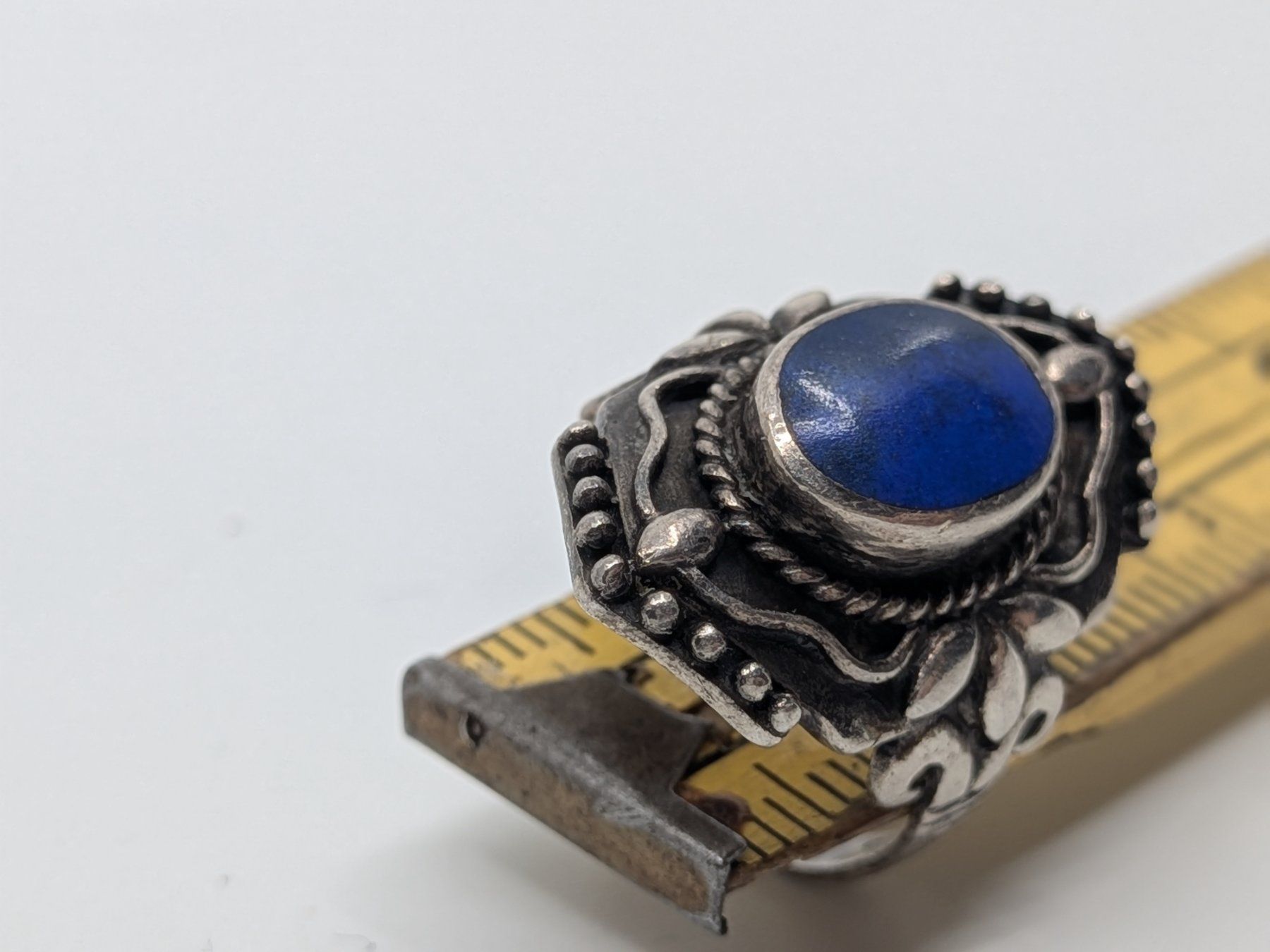 Anelli: Fingerring Silber 925 mit Lapislazuli – Usato da Emmen venduto da magelan 2