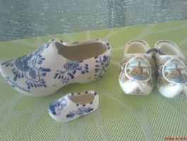 Delft Blaun Zoggelschuhe zum aufstellen