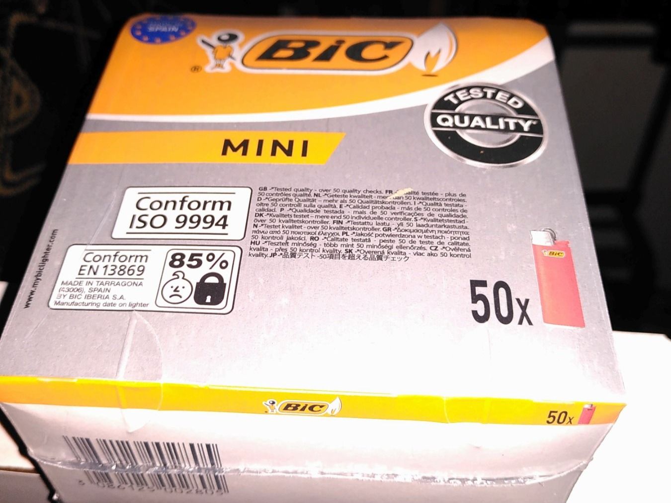 Bic Accendini: Briquets mini bic 50 x – Nuovo e nell'imballaggio originale da Lausanne venduto da Soulbrother 2