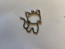 Breloque/Pendentif chat stylisé bijou