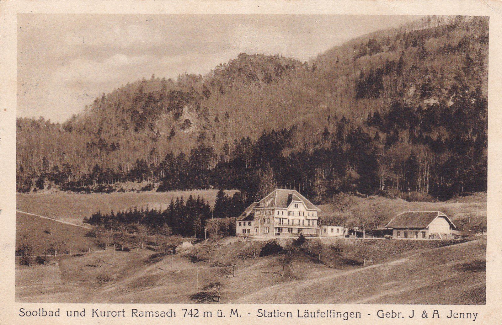 Ansichtskarten: Postkarte Soolbad und Kurort Ramsach – Gebraucht aus Birsfelden von chr_yq2g