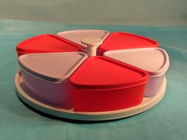 Tupperware Drehscheibe mit 6 Behältern