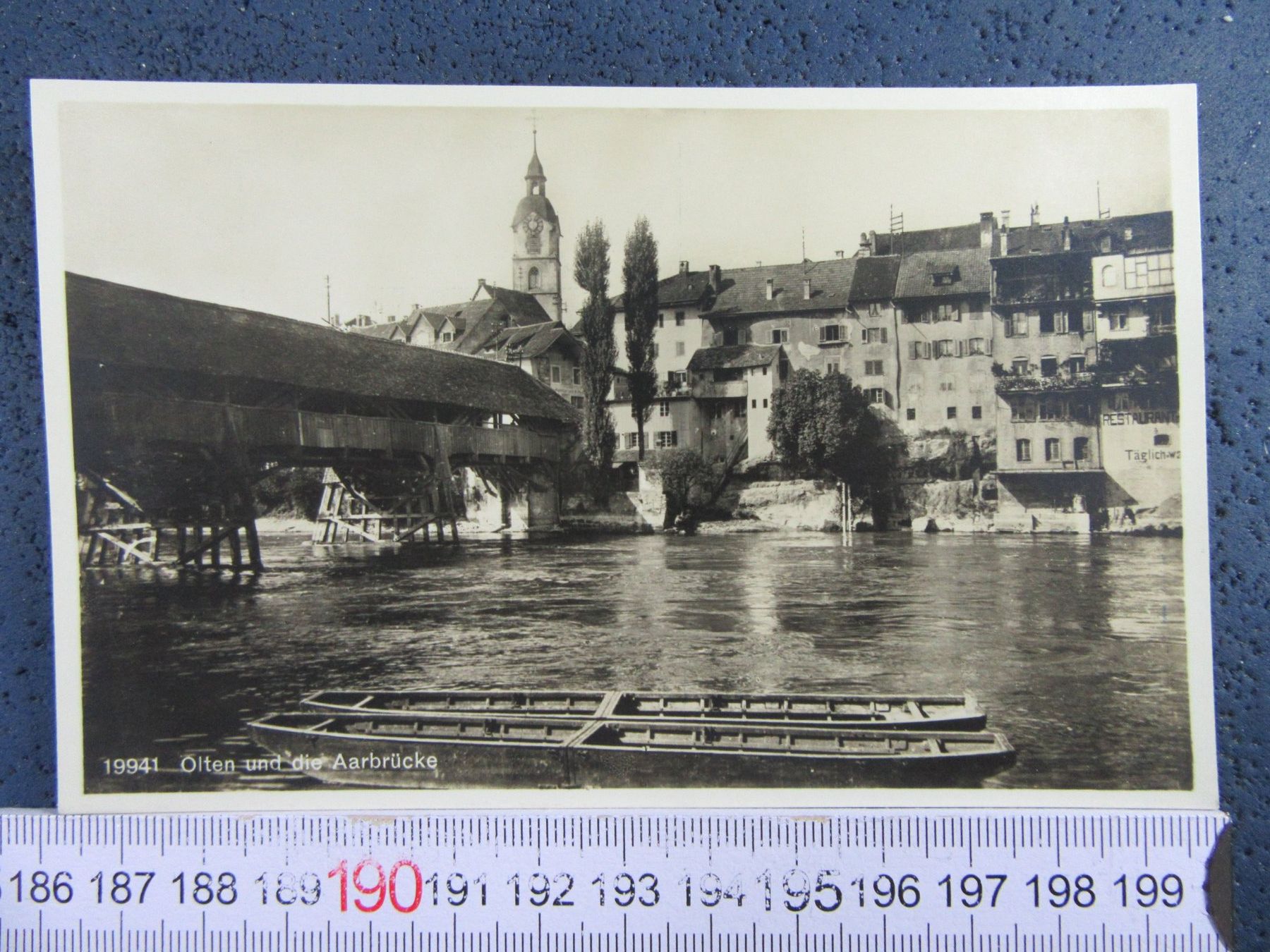 Cartoline postali: OLTEN AAREBRÜCKE WEIDLINGE RESTAURANT – Usato da Ettingen venduto da Hausi4711