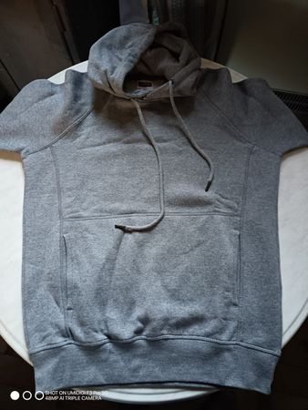 Neu Hoodie aus Bio-Baumwolle, Gr. S Grau