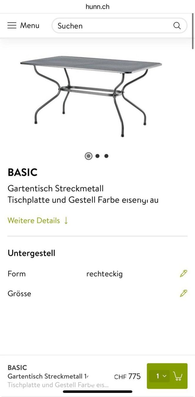 Tische: Gartentisch mit zwei Gartenstühlen – Gebraucht aus Dietschwil von sam_9533 4