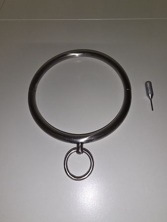 Stahl Halsband rund