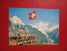 Grindelwald Bern Terrasse Restaurant First Stempel