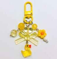Taschen Schlüsselanhänger Handy Natel CHARM Smartphones GELB