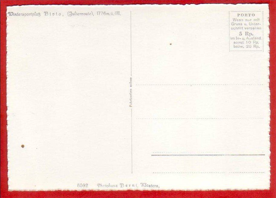 Cartoline postali: BIVIO, GROSSFORMAT – Usato da Grüningen venduto da Kartenlaube 1