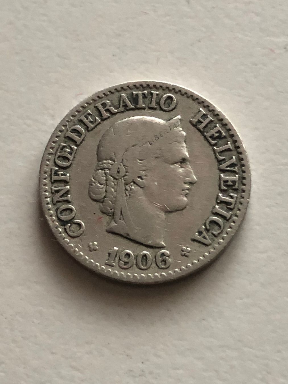 Toutes les monnaies: 10 Rp. 1906 – D'occasion à Schötz par Odpa