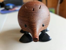 Seltener Vintage Teak Igel Laurids Lønborg Lönborg, Denmark