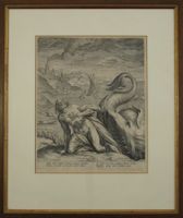 1582 Kupferstich, Johannes Sadeler (1550-1600), Jona & Wal 2