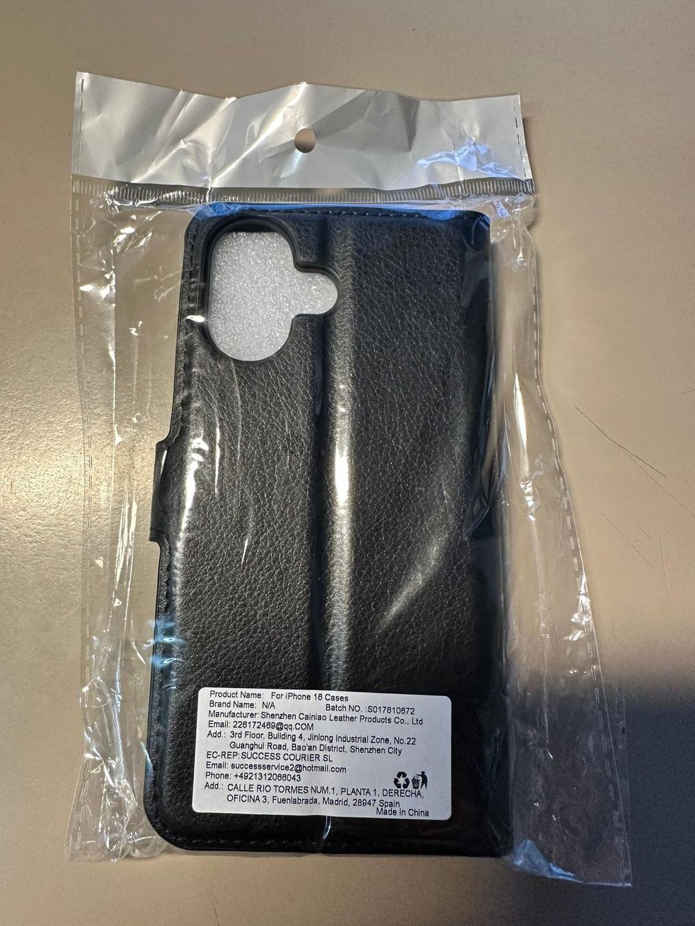 Apple Covers & Schutzfolien: Neue iPhone 16 Hülle aus Leder + Panzerglas – Neu (gemäss Beschreibung) aus thörishaus von kukuk11 1