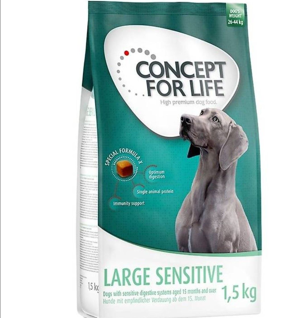 Mangimi: 2 x 1.5 kg Hundefutter, Large Sensitiv – Nuovo e nell'imballaggio originale da Ettenhausen TG venduto da blumenkind37