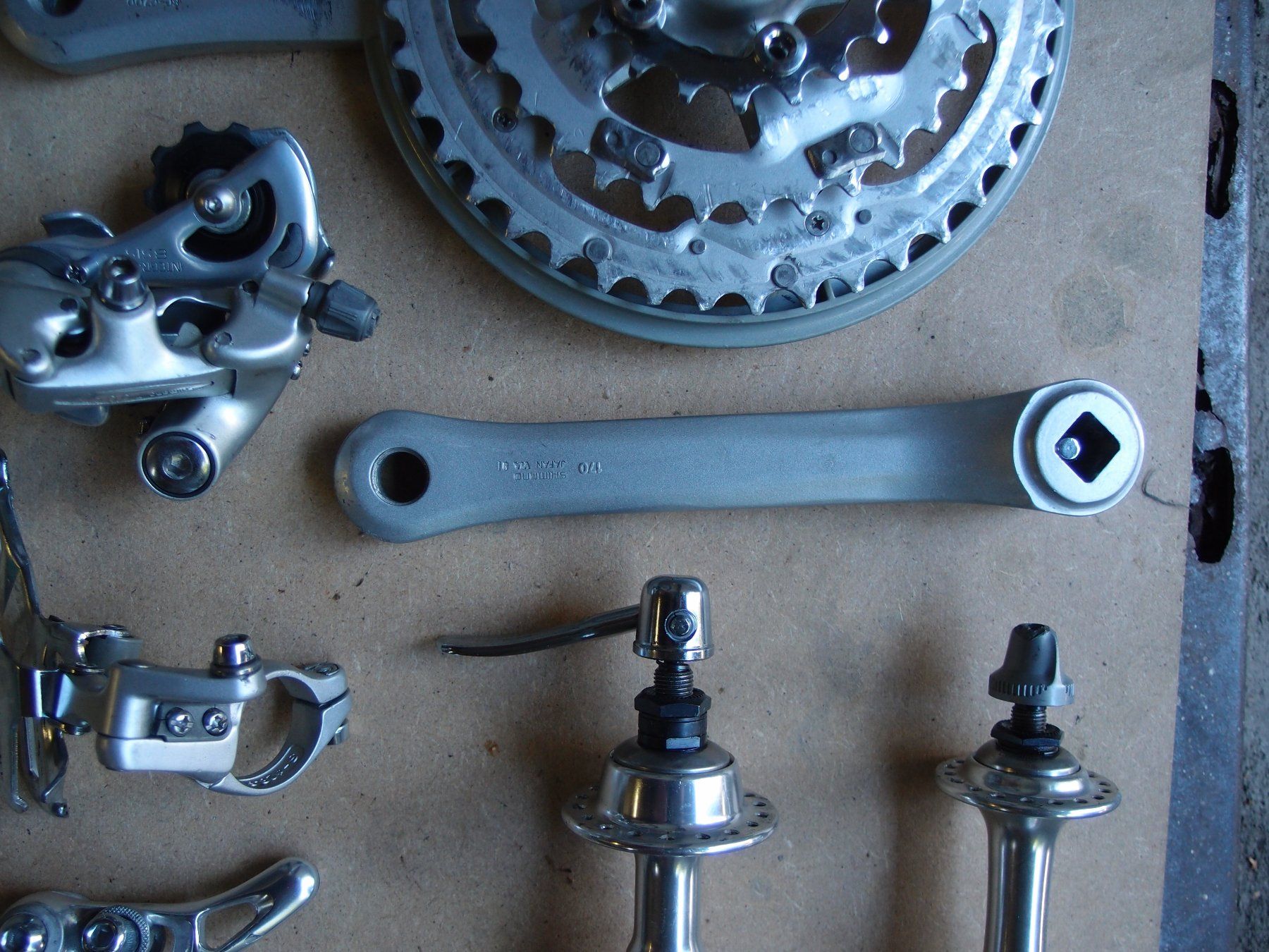 Pezzi di ricambio: Schaltgruppe Shimano 700 CX Groupset – Usato da Wabern venduto da fsba 2
