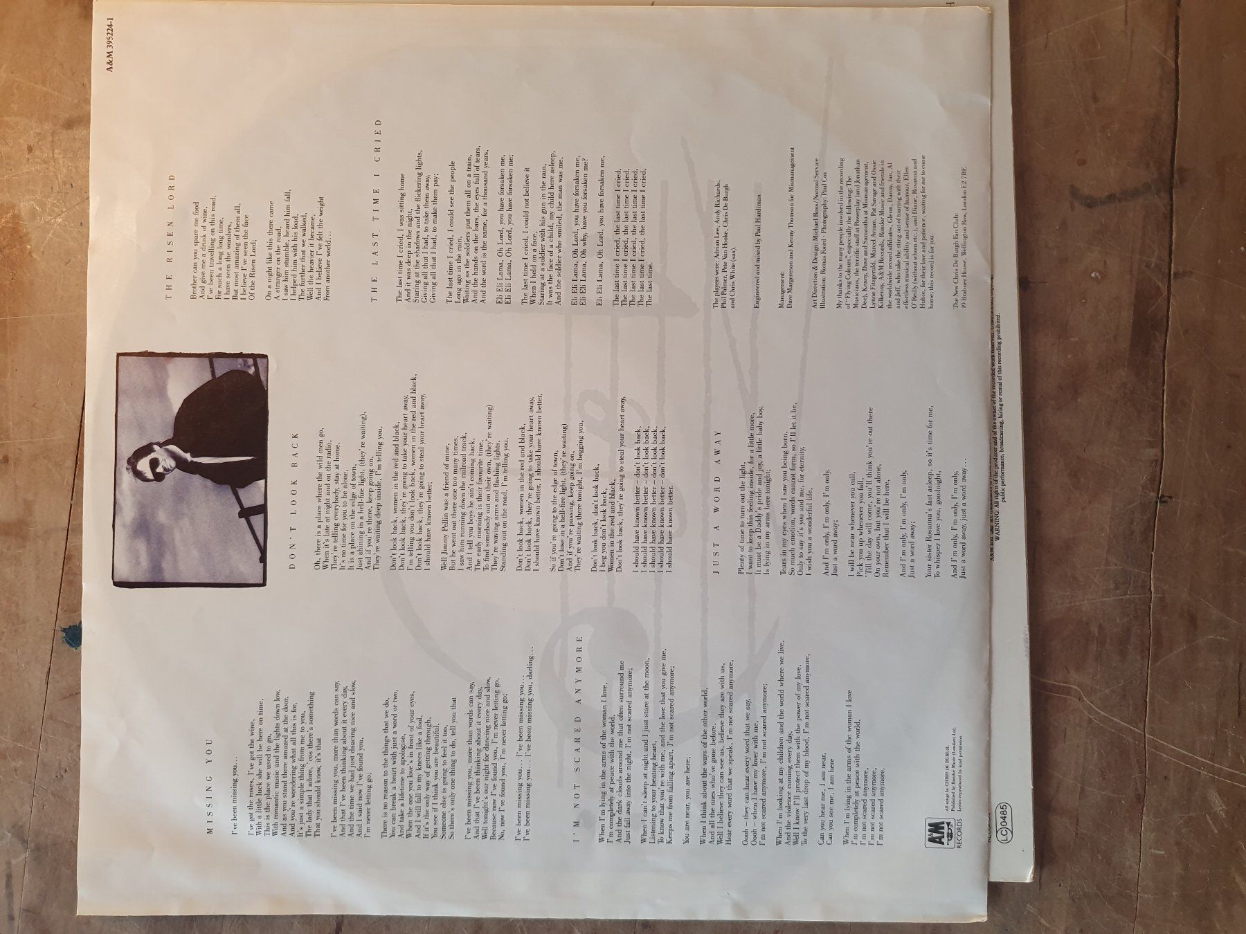 Schallplatten: LP Chris De Burgh Flying Colours – Gebraucht aus Zürich von loosebone 3