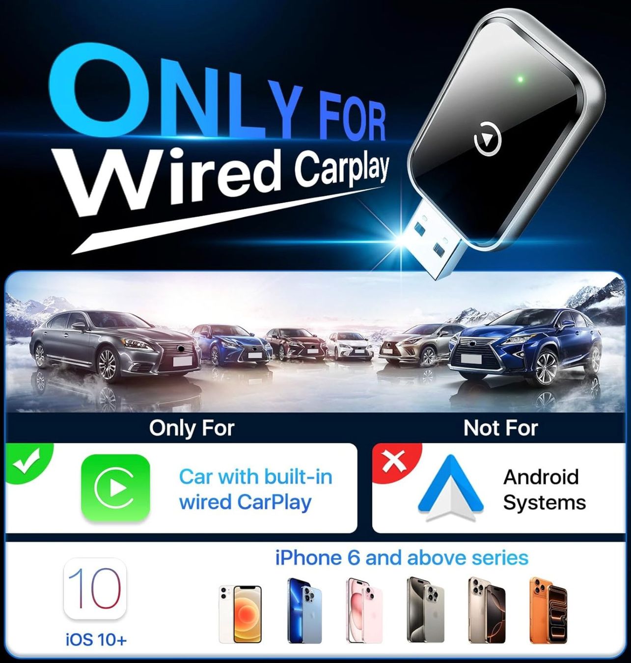 Unità & Adattatore: Wireless CarPlay Adapter – Nuovo e nell'imballaggio originale da Mellingen venduto da Samiross 1