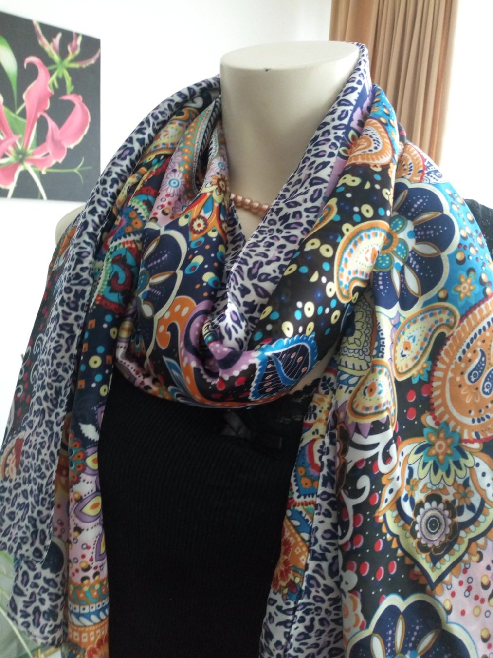 Foulard & Sciarpe: Gerard Pasquier seiden Schal Neu – Nuovo e nell'imballaggio originale da St.Gallen venduto da sendess 1