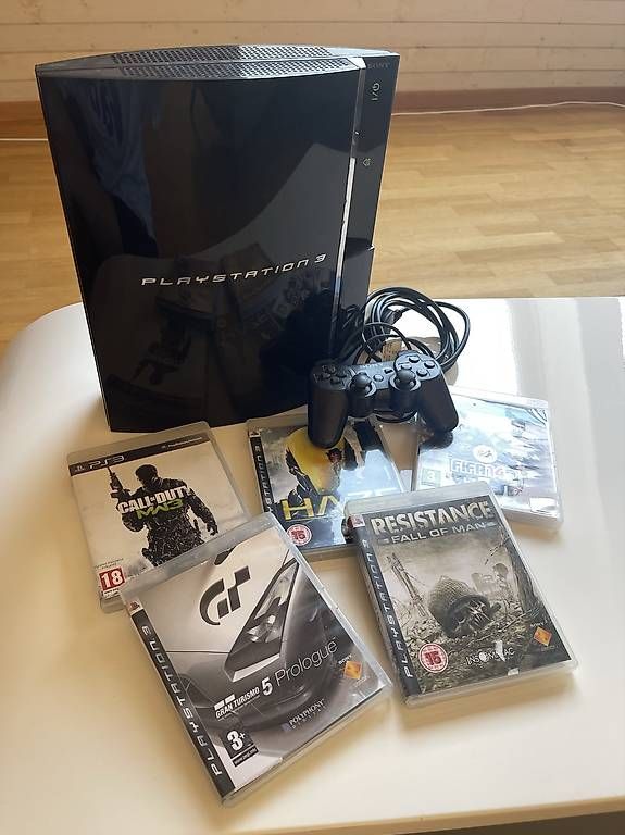 Console: Sony PlayStation 3 Fat CECHC03 + Controller + 5 Spiele – Usato da Möhlin venduto da viv_v52q