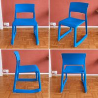 Vitra Tip Ton Stuhl – Blau – Design Barber & Osgerby