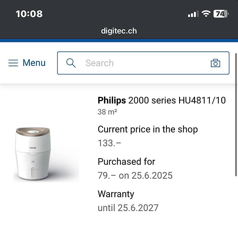 Purificatori d'aria: Philips Air purifier  – Usato da Kloten venduto da Beatriz650 1
