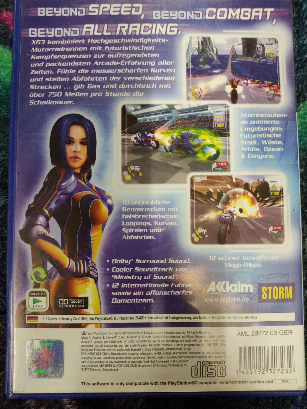 Sony Giochi: Jeu Playstation 2 XG3 Extreme G Racing – Usato da Fribourg venduto da PastGame 1