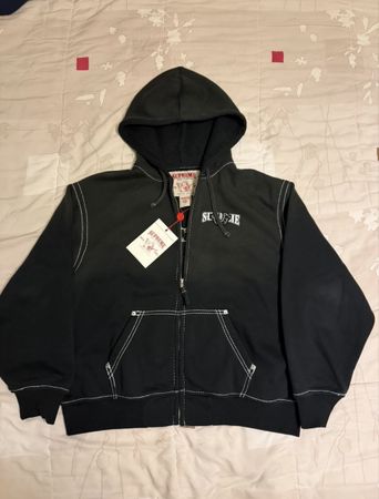 Sweatshirt zippé à capuche Supreme X True Religion (FW25) L