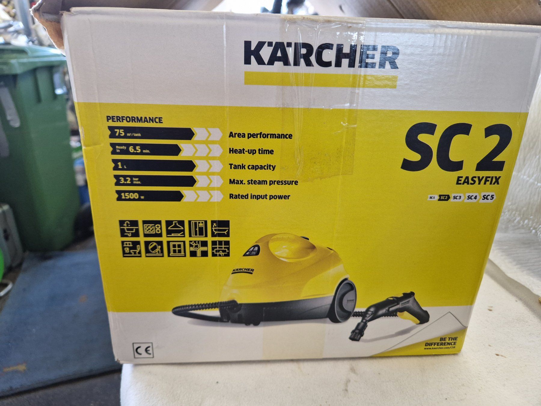 Kärcher Dampfreiniger: Kärcher SC2 Dampfreiniger Easy Fix in Originalverpackung – Gebraucht aus Wädenswil von verebe 1