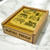Puzzle Klötzli Fischer WWF Atelier Fischer NIEDERSCHERLI