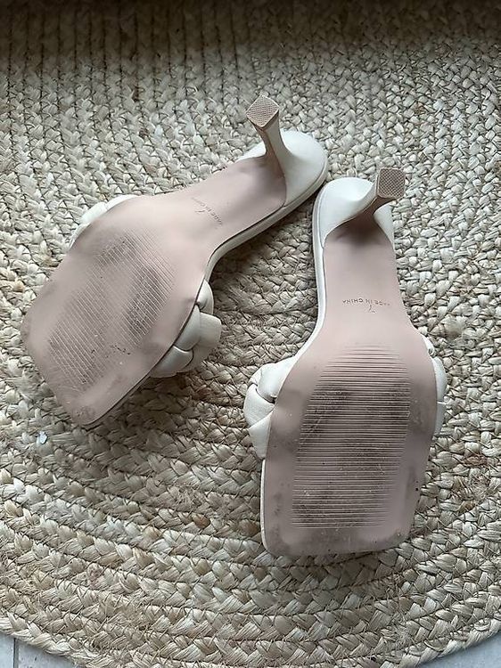 Chaussures femmes: Pantolette hoch weiss Gr. 40 – D'occasion à Brügglen par niinelii 1