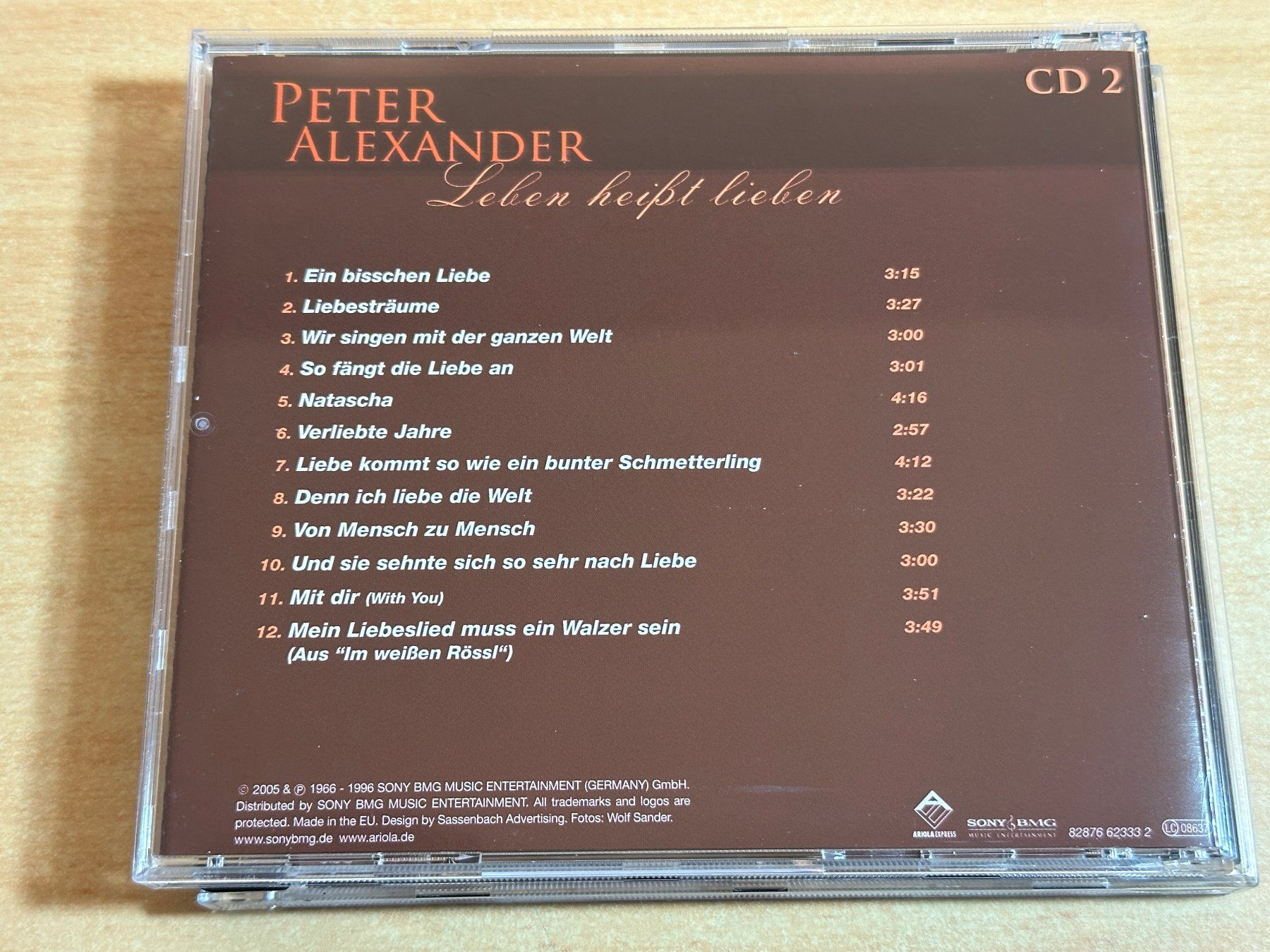 CDs: Peter Alexander – Leben Heißt Lieben - 3 CD – Gebraucht aus Rikon im Tösstal von Alpenmutz 3