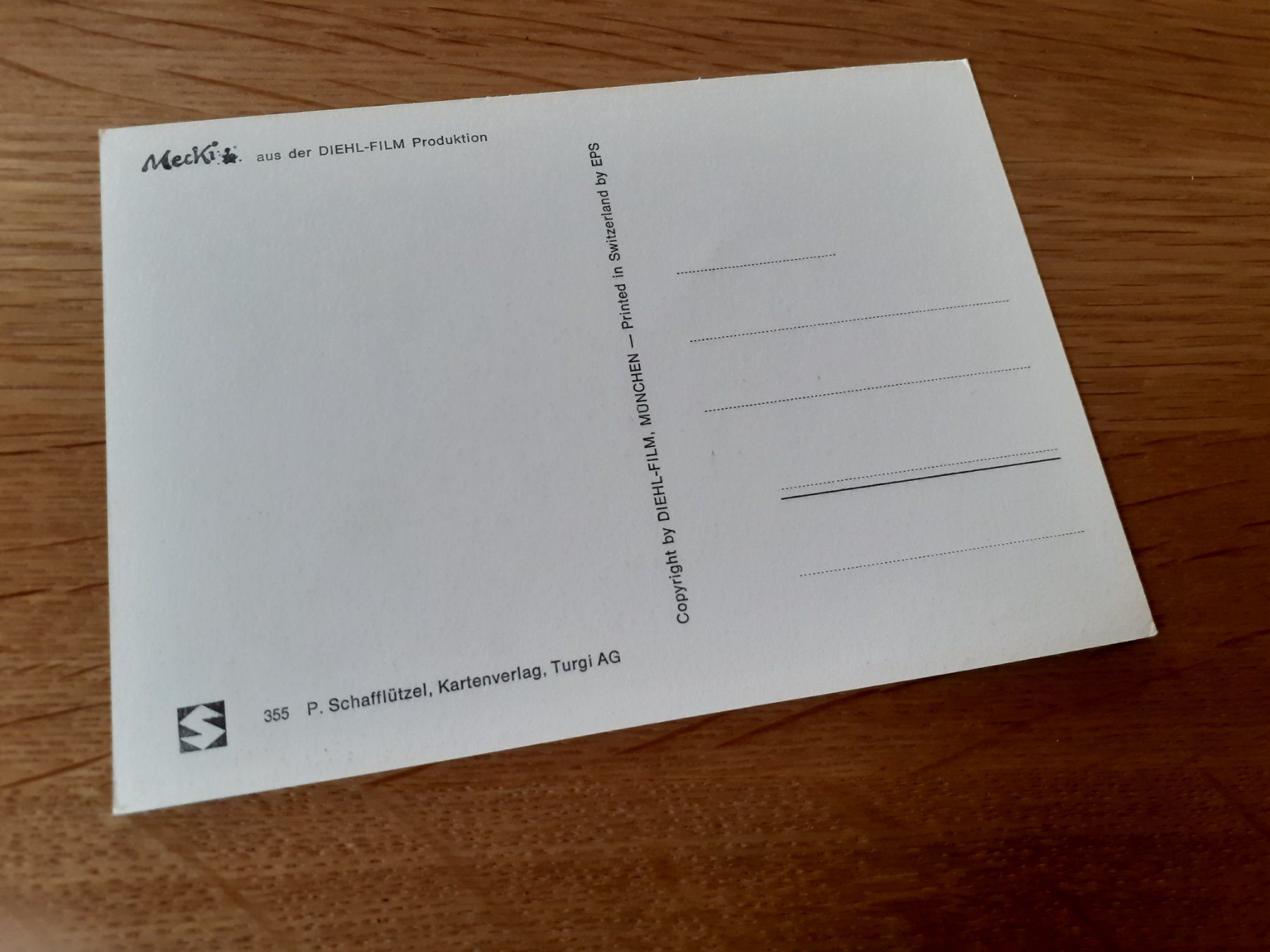 Cartoline postali: MECKI - TOLLE SKI FAHRT – Usato da Winterthur venduto da Ornyx7 1