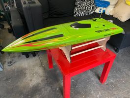 Outlaw Thunder Tiger RC Rennboot neuwertig