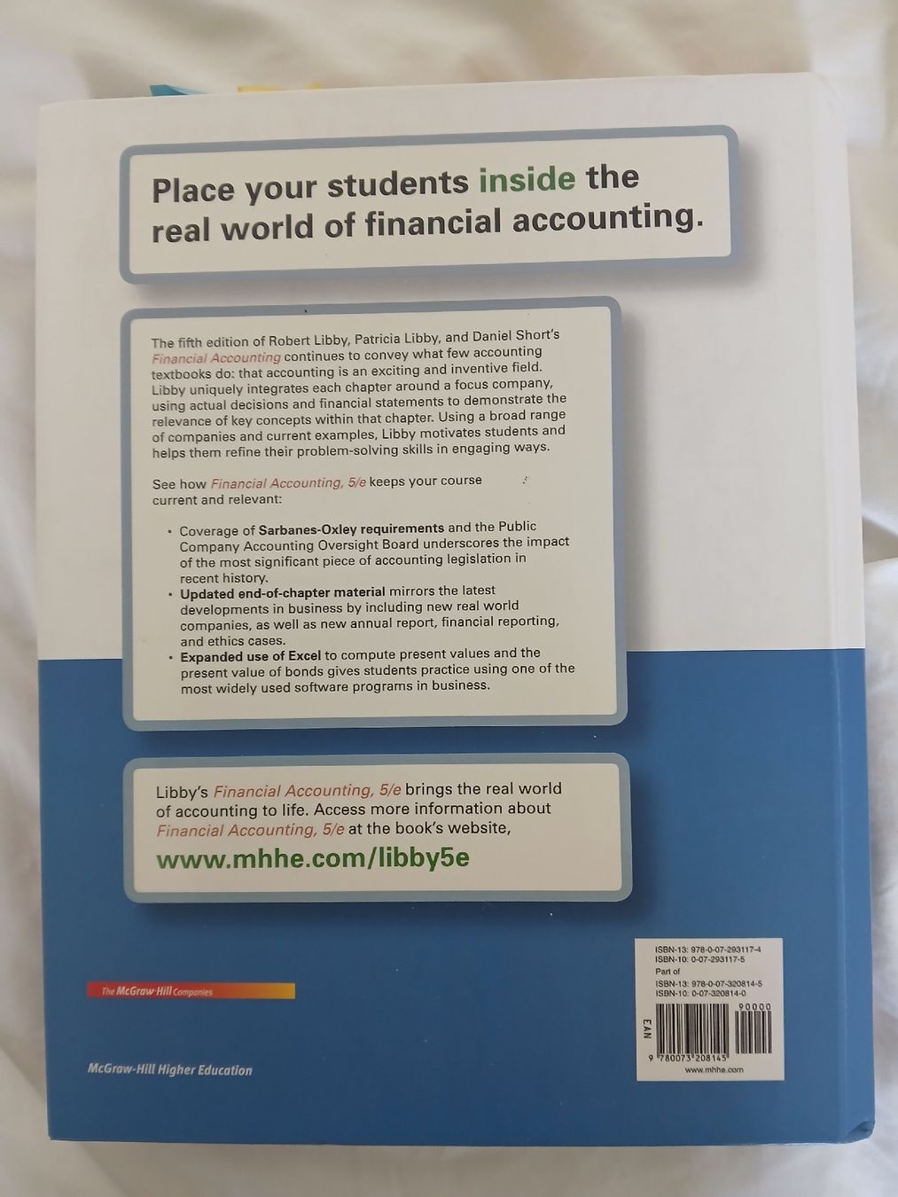 Libri: Financial Accounting Textbook - Libby/Libby/Short Fifth Ed. – Usato da Dübendorf venduto da LoRi-2026 2