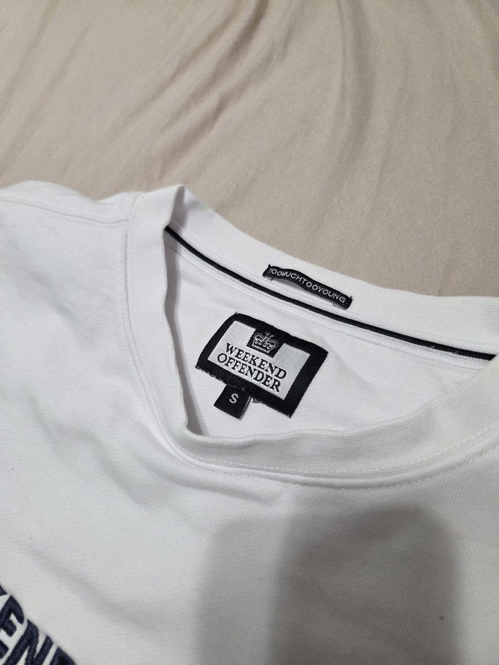 Maglioni & Felpe: Weekend Offender Pull, Taille S, Blanc, Comme Neuf! – Nuovo (secondo la descrizione) da St-Léonard venduto da Lhippo 3