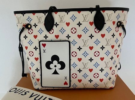 ❤️ Louis Vuitton Neverfull MM Game On Ivory