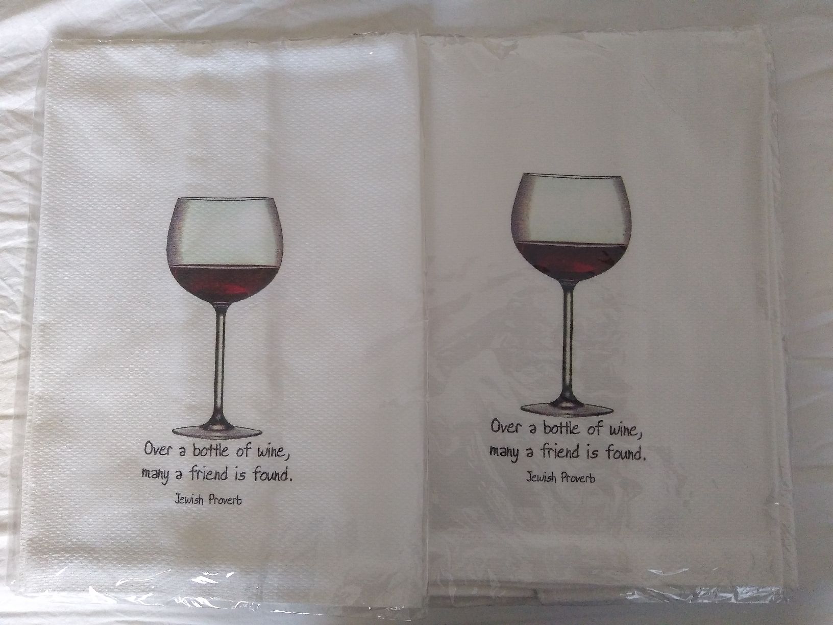 Cucine complete: New Wine Lover kitchen Towels 2x – Nuovo e nell'imballaggio originale da Dübendorf venduto da rol_fm6d