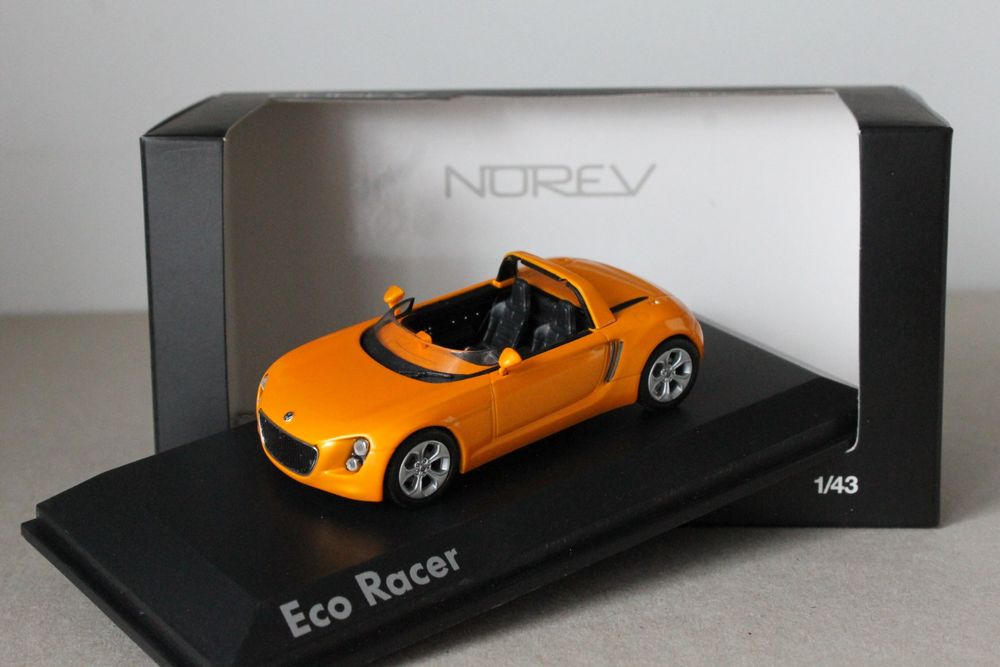 VW Eco Racer Modellauto 1:43 - Metallmodell Gelb, 2005 Von Norev