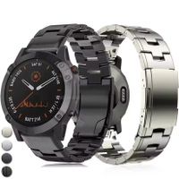 Armband Bracelet Edelstahl Inox Luxor für Garmin Fenix 7 8 9