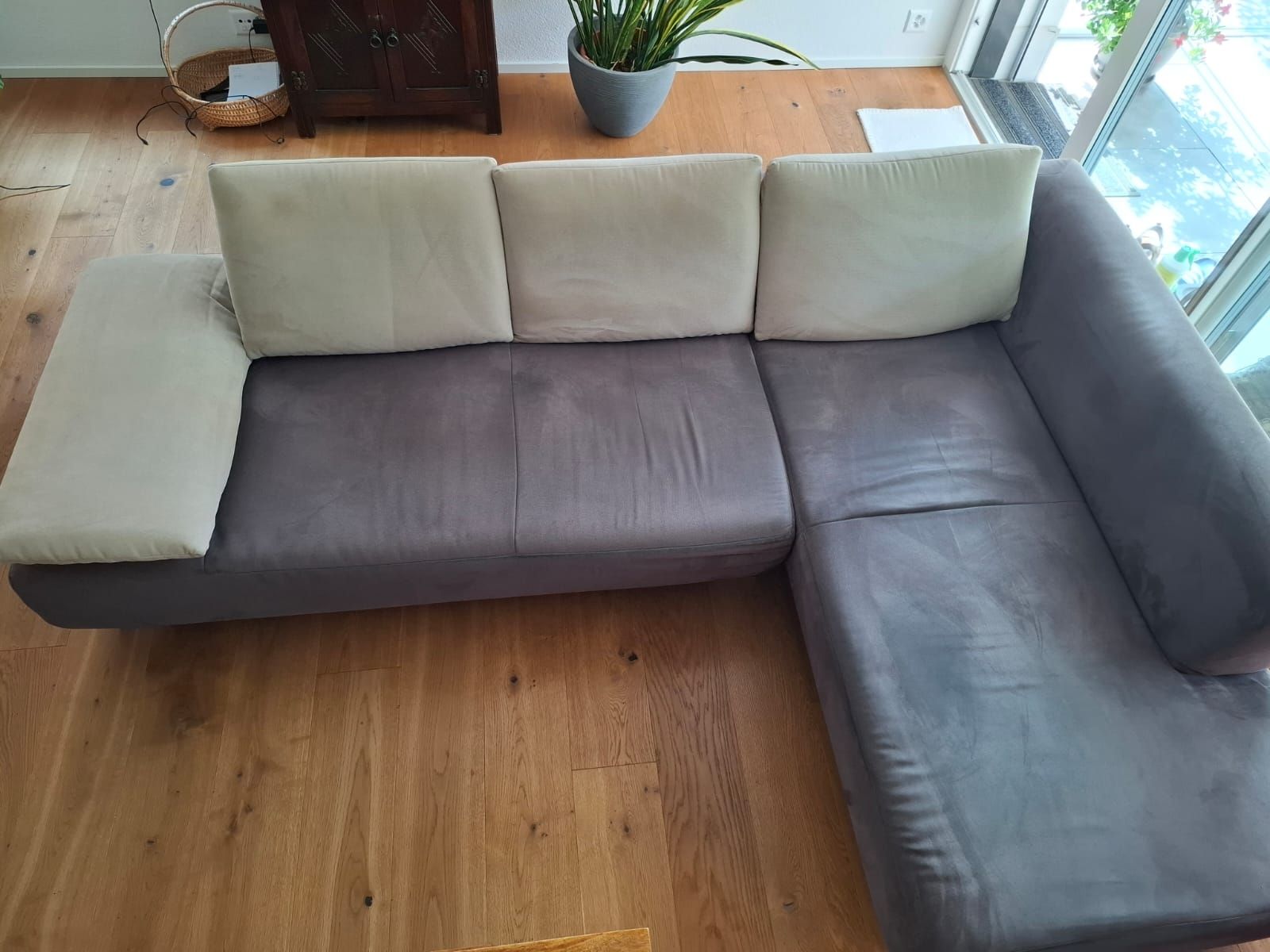 Divani: Ecksofa dunkelgrau gebraucht – Usato da Cham venduto da Dana1208 1