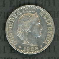 CHF___0.20 1906 stgl * nigelnagelneu! 20 Rappen