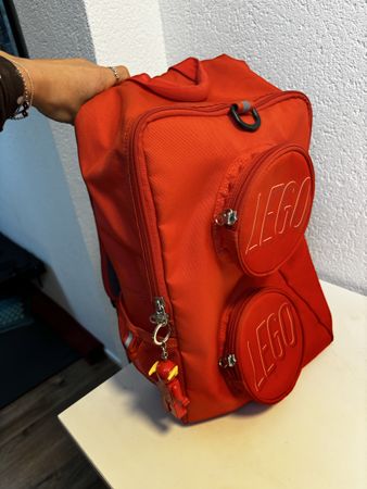 Original Lego Rucksack mit Lego Leuchtanhänger